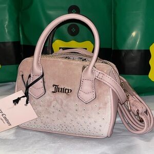 Juicy Couture Blush Mini Bag with Studs NWT